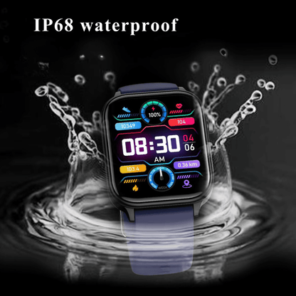 Fall Detection Smartwatch for Elderly  | SOS Emergency Call ECG · Blood Pressure & Blood  Sugar Tracking | GlucoCare SOS  Smartwatch