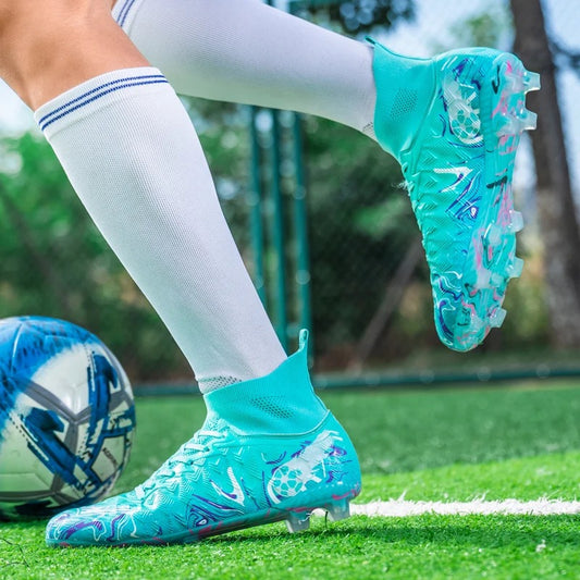 Unisex Football Boots – Lightweight Breathable FG/TF Match Boots