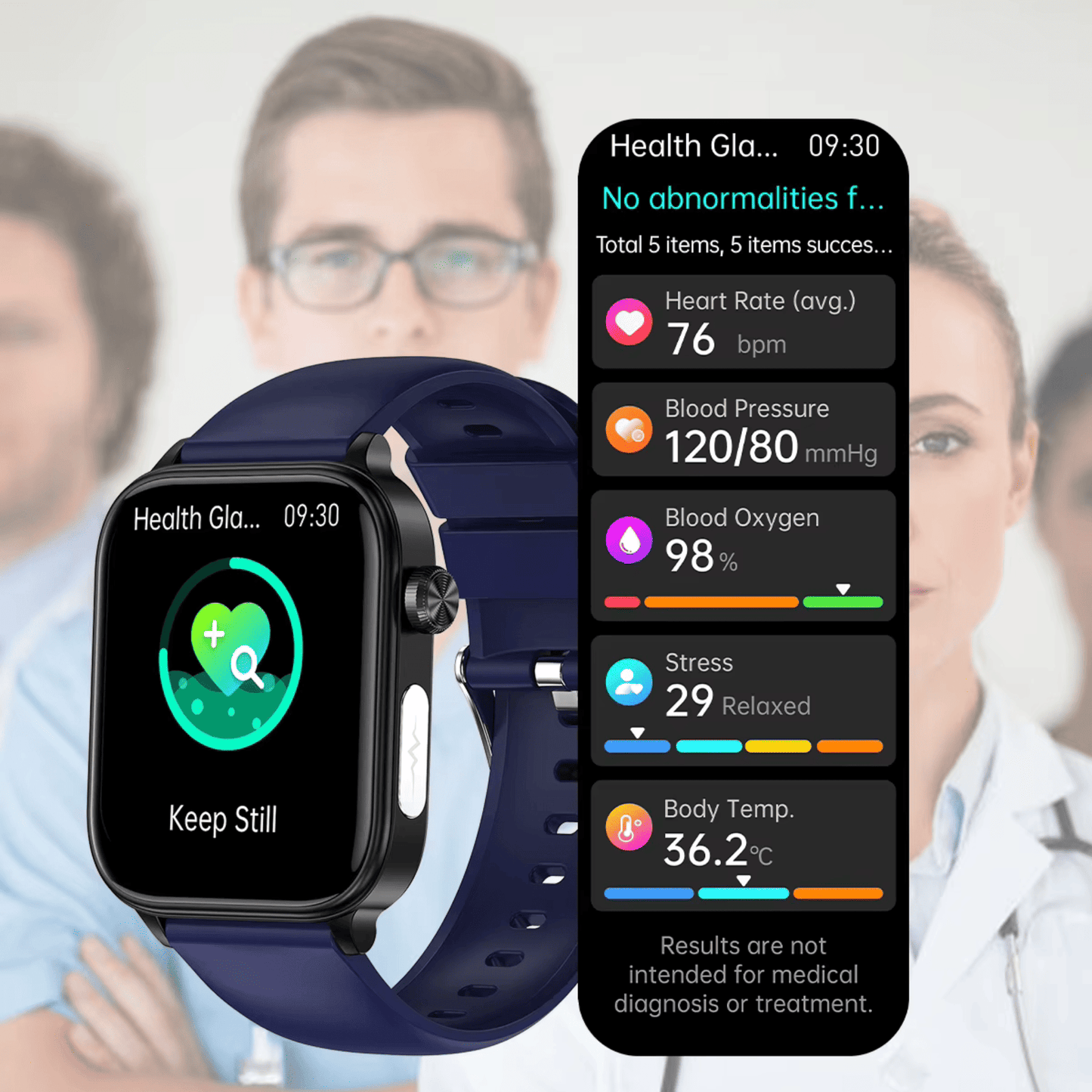 Fall Detection Smartwatch for Elderly  | SOS Emergency Call ECG · Blood Pressure & Blood  Sugar Tracking | GlucoCare SOS  Smartwatch