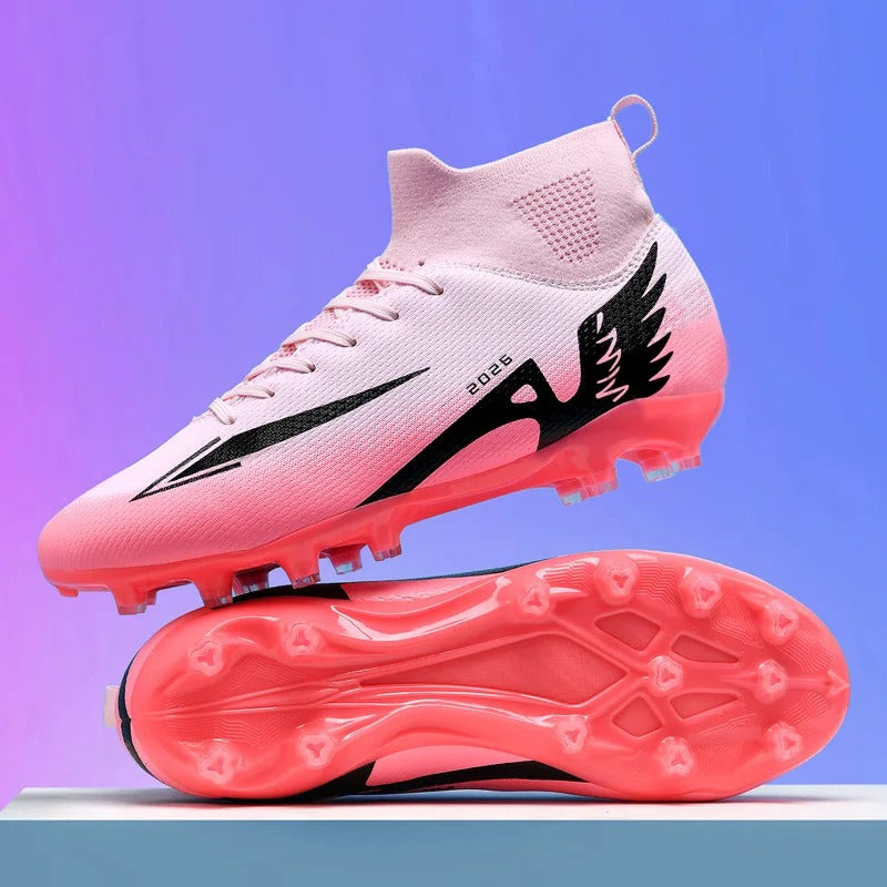 Men’s Football Boots for FG & TF – Ultralight High Ankle Match Boots